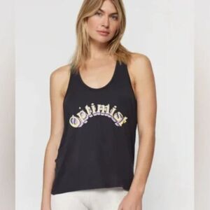 Spiritual Gangster Optimist Screen Printed Racerback Tank Size XS